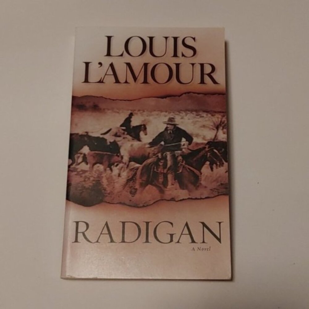 3/$13 Radigan by Louis L'Amour adult western paperback book1958